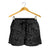 Polynesian Hawaiian Style Tribal Tattoo Gray Women's Short - Polynesian Pride
