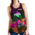 Papua New Guinea Personalised Women's Racerback Tank - Summer Hibiscus - Polynesian Pride