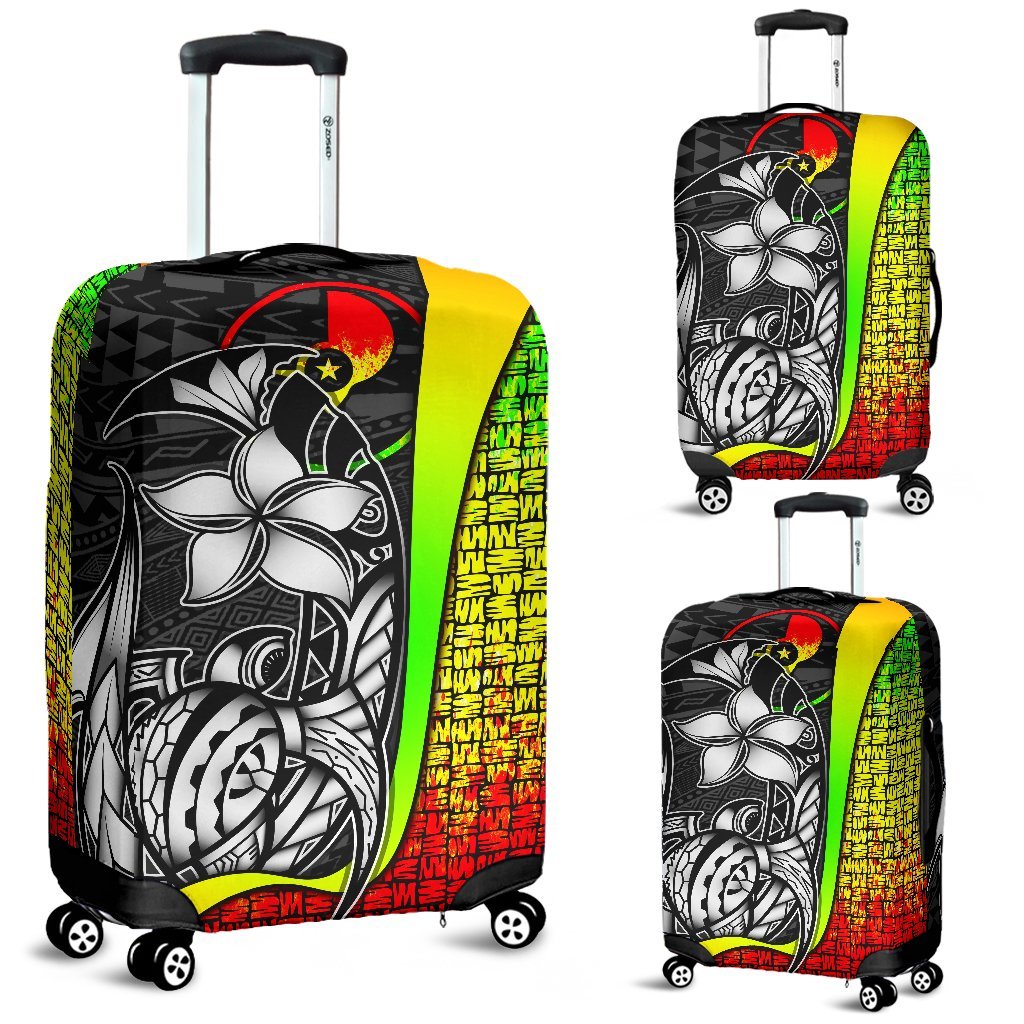 Yap Micronesian Luggage Covers Reggae - Turtle With Hook Reggae - Polynesian Pride