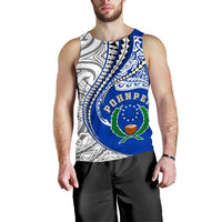 Pohnpei Men's Tank Top Kanaloa Tatau - Polynesian Pride