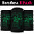 Hawaii Turtle Map Polynesian Bandana 3-Pack - Green - Polynesian Pride