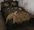 Hawaii Polynesian Hibiscus Turtle Map Quilt Bed Set - AH - Gold - Polynesian Pride