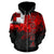 Tonga Polynesian Zip up Hoodie Smoking Style - Polynesian Pride