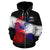 Samoa Zip up Hoodie Samoa Flag With Fingerprint Design K13 - Polynesian Pride