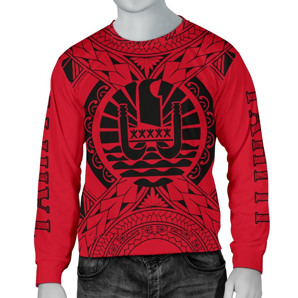 Tahiti Sweater - Connect Style Unisex Red - Polynesian Pride