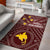 Papua New Guinea Area Rug - Flag With Polynesian Patterns (Red) Red - Polynesian Pride
