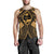 Guam Polynesian Men's Tank Top - Guam Gold Seal with Polynesian Tattoo - Polynesian Pride