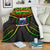 Samoa Premium Blanket Polynesian Tattoo Seashore White - Polynesian Pride