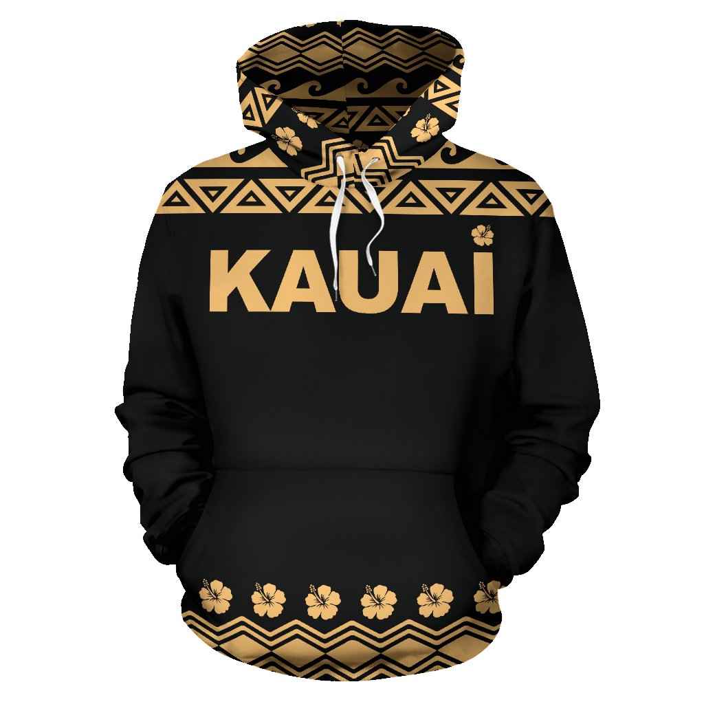 Kauai All Over Hoodie Polynesian Turtle Hoodie - Polynesian Pride