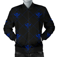 Kanaka Maoli Men's Bomber Jacket Regal AH Men's Bomber Jacket Blue - Polynesian Pride