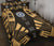 Northern Mariana Islands Quilt Bed Set - Northern Mariana Islands Seal & Polynesian Yellow Tattoo Style - Polynesian Pride