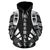 Marshall Islands All Over Zip up Hoodie Black Tattoo Style - Polynesian Pride