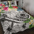 Polynesian Samoa Quilt Bed Set - Summer Plumeria (White) White - Polynesian Pride