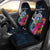 Northern Mariana Islands Polynesian Car Seat Covers - Tropical Flower Universal Fit Blue - Polynesian Pride