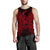 Guam Polynesian Men Tank Top Map Red Red - Polynesian Pride