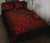 Rays Hawaii Map Polynesian Quilt Bed Set - Red - Polynesian Pride
