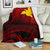 Papua New Guinea Premium Blanket - Raggiana Bird of Paradise Polynesian Patterns White - Polynesian Pride