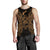 Guam Polynesian Men Tank Top Map Gold Gold - Polynesian Pride