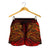 Tahiti Women's Shorts - Red Shark Polynesian Tattoo - Polynesian Pride