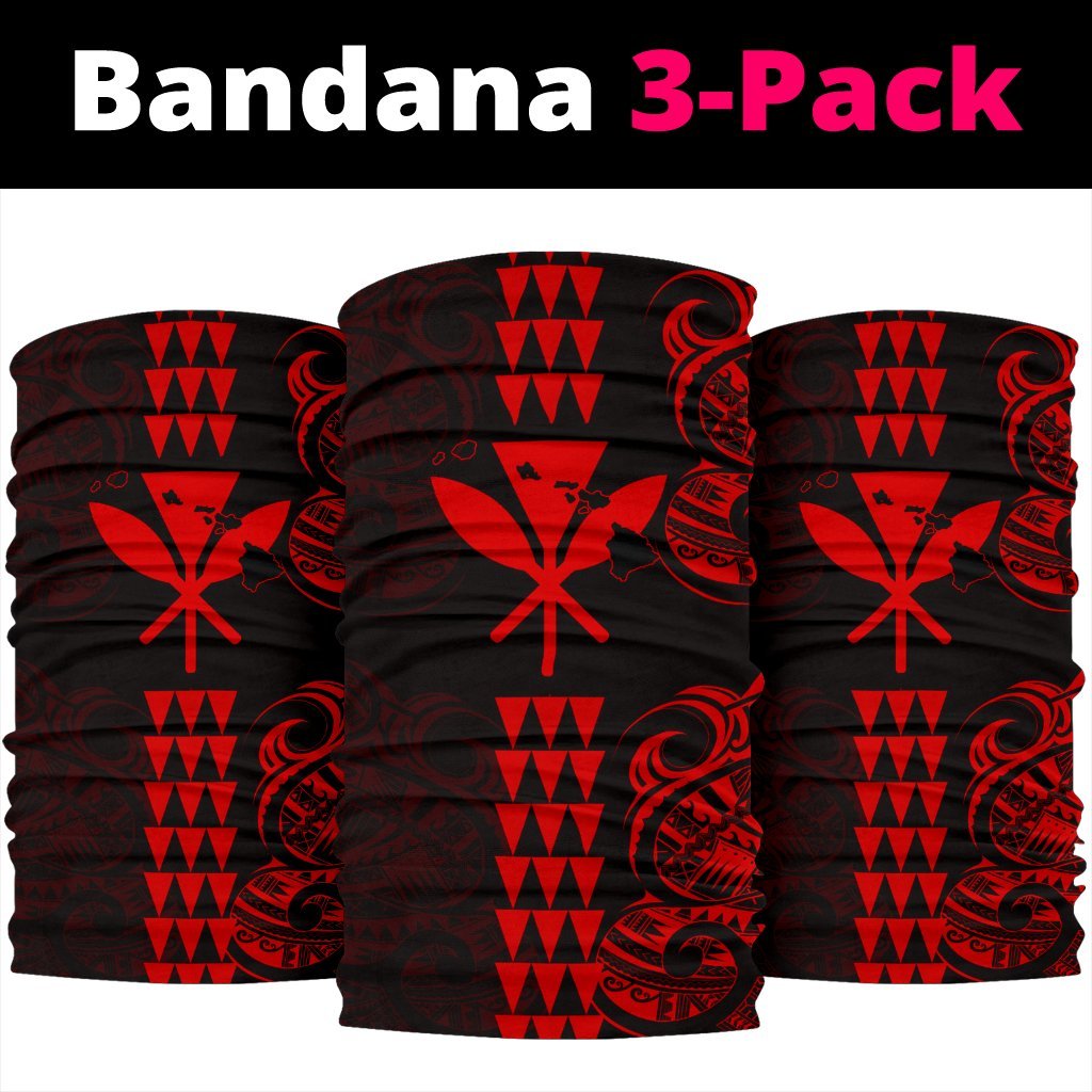 Hawaii Kanaka Kakau Polynesia Bandana 3 - Pack - Polynesian Pride