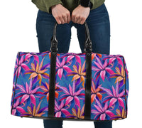 Hawaii Tropical Flowers Pink Hawaii Travel Bag Travel Bag One size Black - Polynesian Pride