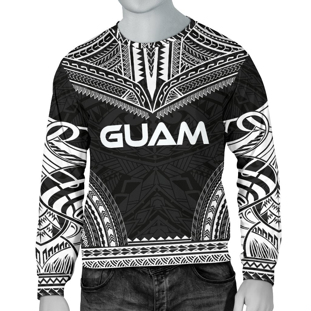 Guam Sweater - Polynesian Chief Black Version Unisex Black - Polynesian Pride