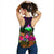 Papua New Guinea Personalised Women's Racerback Tank - Summer Hibiscus - Polynesian Pride