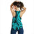 Polynesian Hawaii (Kanaka Maoli) Women Racerback Tank - Turquoise Tentacle Turtle - Polynesian Pride