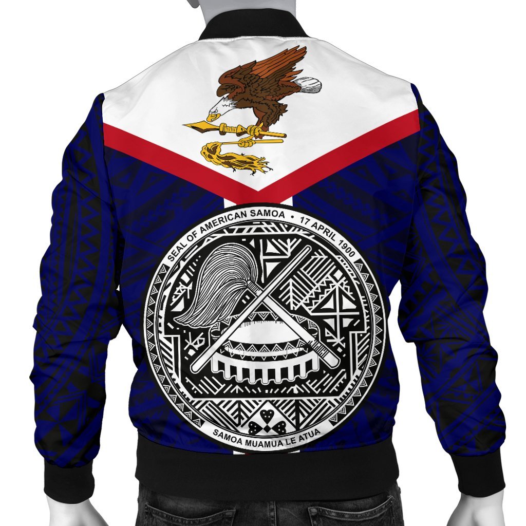 American Samoa Men's Bomber Jacket - Polynesian Pride