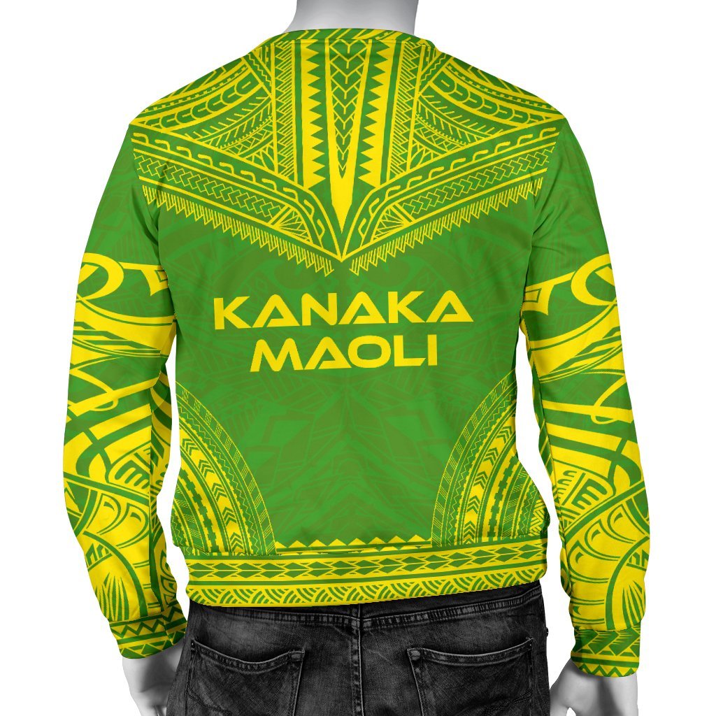 Kanaka Maoli Sweater - Polynesian Chief Flag Version - Polynesian Pride