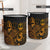 Guam Laundry Basket - Polynesian Turtle Hibiscus Gold - Polynesian Pride