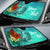 Nauru Auto Sun Shade - Tropical Flowers Style - Polynesian Pride