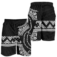 Pohnpei Polynesian All Over Print Men's Short - Black Version - Polynesian Pride