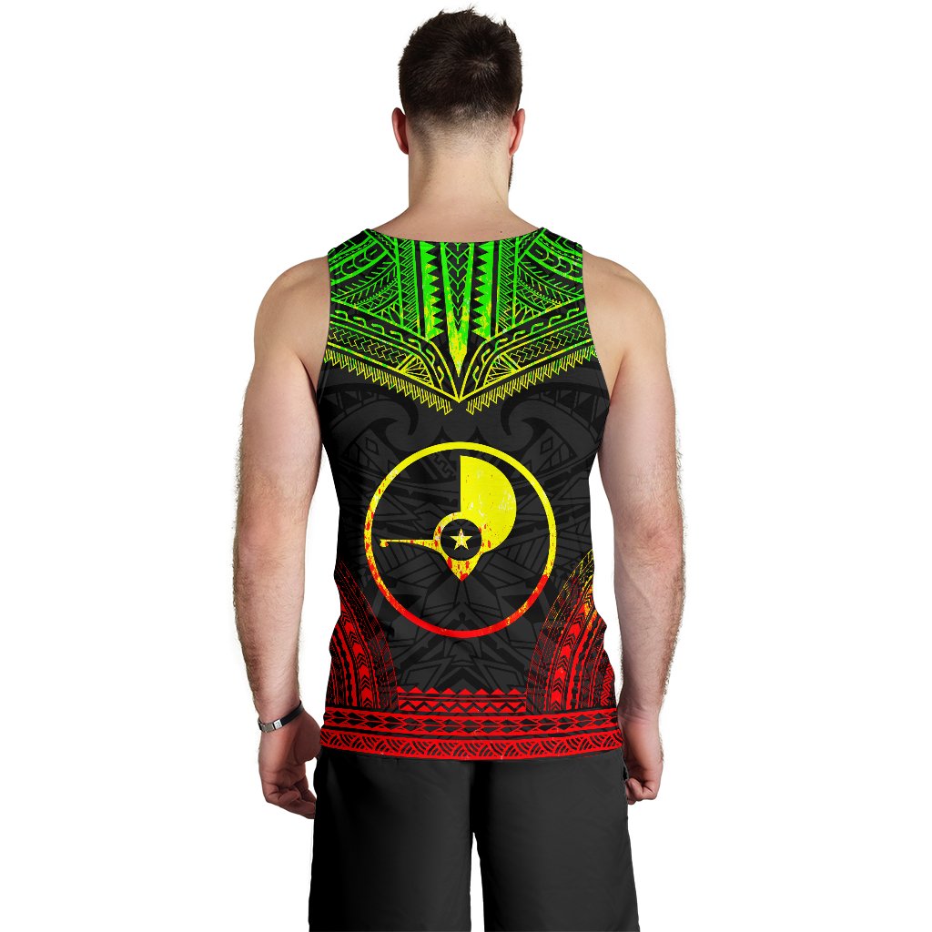 Yap Men's Tank Top - Polynesian Chief Reggae Version - Polynesian Pride