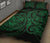 Hawaii Polynesian Quilt Bed Set - HawaiiGreen Kanaka Maoli Turtle Tribal - Polynesian Pride