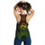 Hawaii Map Polynesian Women's Racerback Tank - Reggae Color Version - Polynesian Pride