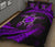 Hawaii Quilt Bed Set - Hibiscus Turtle Tribal Waves Purple - Polynesian Pride