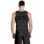 Papua New Guinea Personalised Men's Tank Top - Flag With Polynesian Patterns (Black) - Polynesian Pride