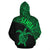 Samoa Zip up Hoodie Samoa Turtle Mermaid Polynesian Tattoo Green - Polynesian Pride