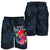 Wallis and Futuna Polynesian Men's Shorts - Tropical Flower - Polynesian Pride