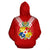Tonga Polynesian All Over Zip up Hoodie - Polynesian Pride