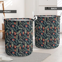 Tropical Strelitzia Black Hawaii Laundry Basket - Polynesian Pride