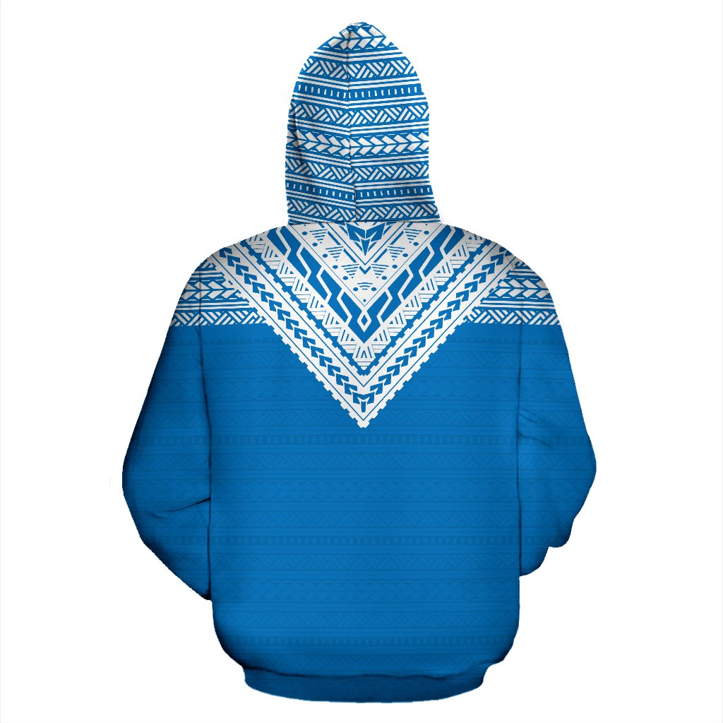 Saipan All Over Hoodie Blue Version - Polynesian Pride
