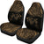Hawaii Polynesian Car Seat Covers - Gold Sea Turtle Hibiscus Plumeria - Polynesian Pride