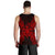 Hawaii Turtle Polynesian Men Tank Top Map Red - Polynesian Pride
