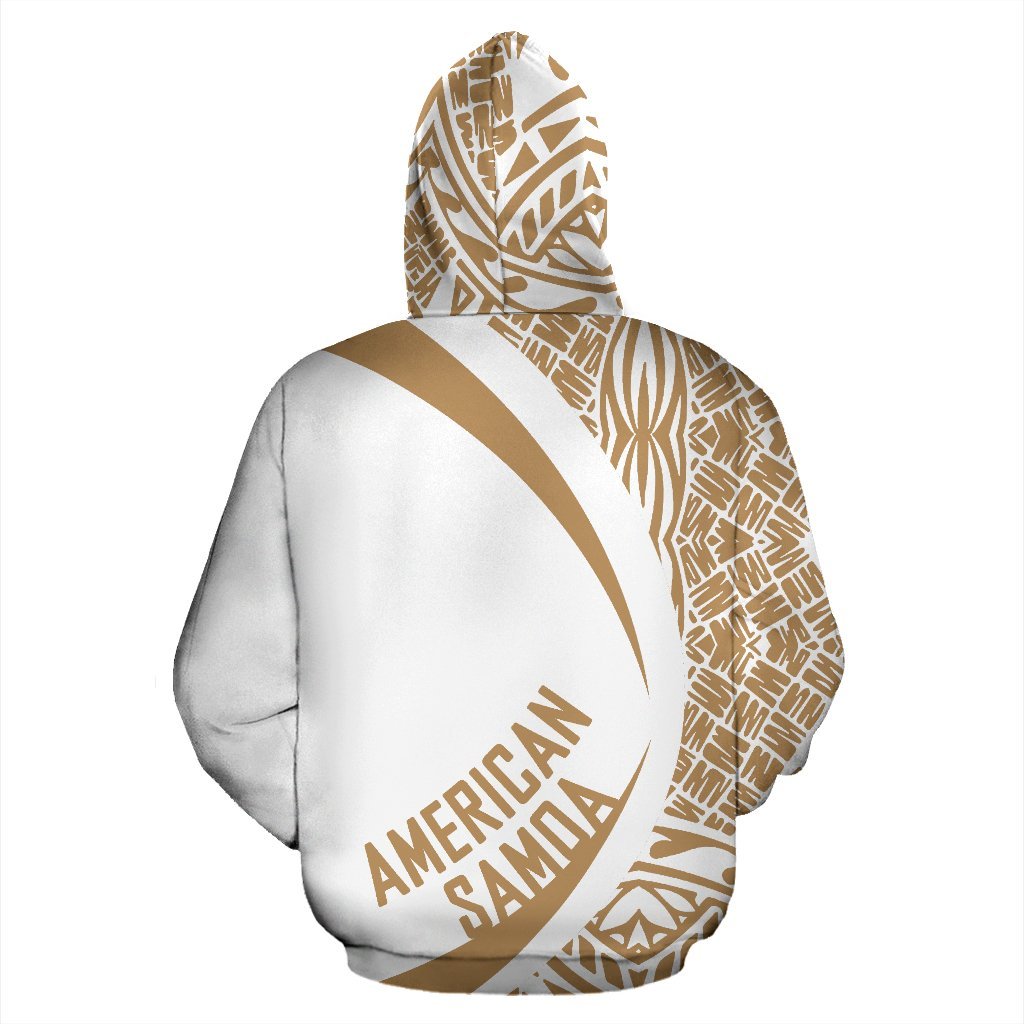 American Samoa Turtle Polynesian Zip up Hoodie Circle Style 05 - Polynesian Pride