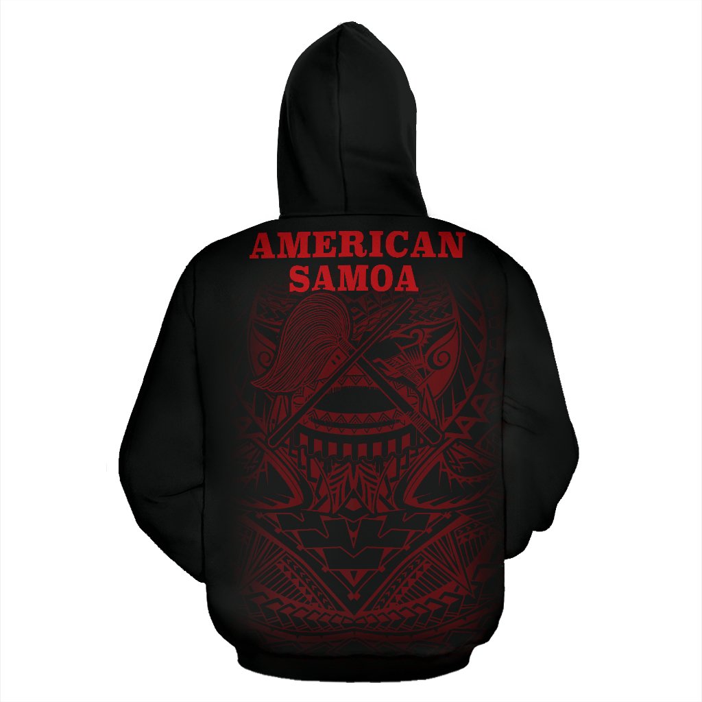 American Samoa Polynesian ll Over Hoodie Tribal Pattern - Polynesian Pride