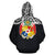 Tonga All Over Zip up Hoodie Black Version - Polynesian Pride