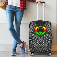 Pohnpei Polynesian Luggage Covers - Pohnpei Flag Reggae Color Reggae - Polynesian Pride