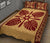 Hawaiian Quilt Pattern Palm Tree Symbol Quilt Bed Set - Polynesian Pride
